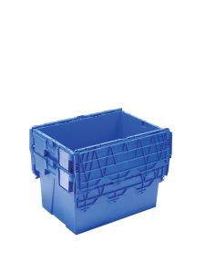 Stackable Containers with Attached Lid